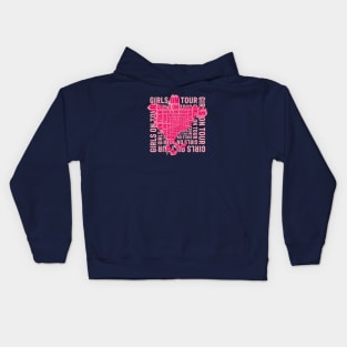 Girls on tour Kids Hoodie